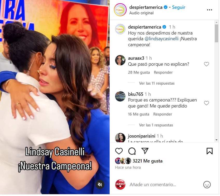 lindsay, casinelli, despidos, televisa, deportes