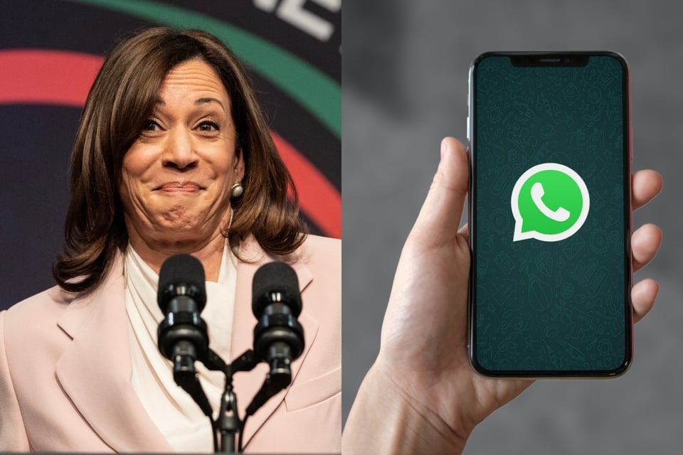 Harris Lanza Canal en WhatsApp para Votantes Latinos