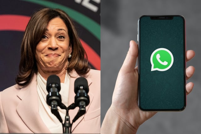 Harris Lanza Canal en WhatsApp para Votantes Latinos