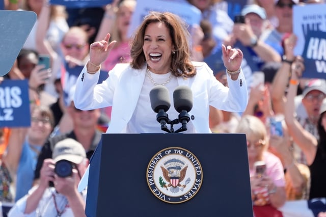 Kamala Harris thanks Taylor Swift and celebrities for their support