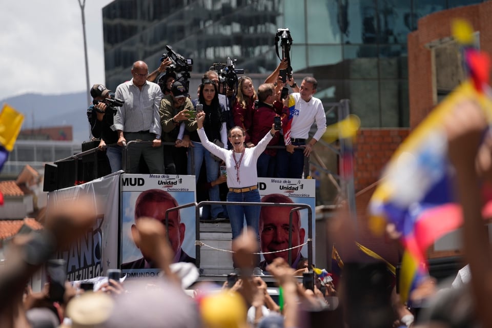 María Corina Machado, manifestaciones, democracia, elecciones, opositores, MundoNOW