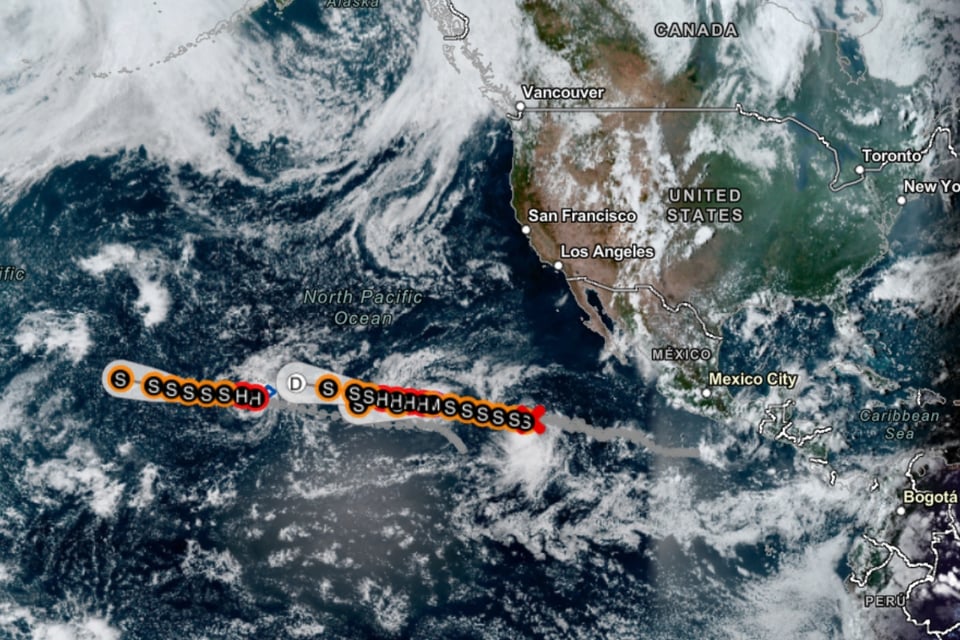 Anuncian la formación de nueva tormenta y qué ocurre con el huracán Hone