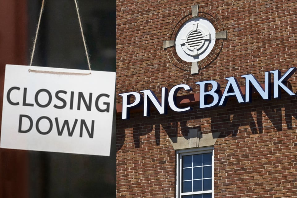 PNC la gran cadena de bancos confirma que cerrará 21 sucursales