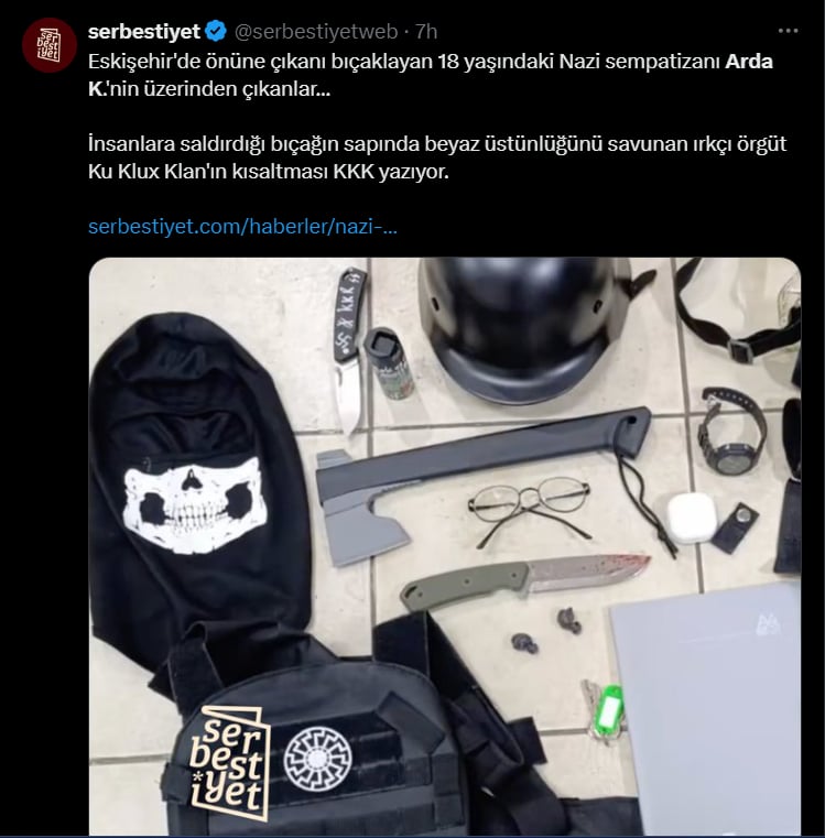 Stabbing in Turkey, attack, live, young, injured 