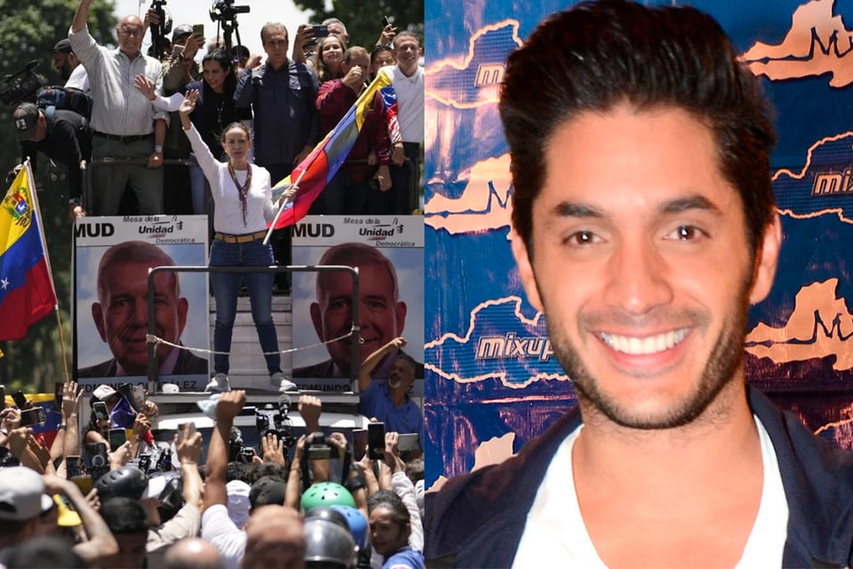 Pasaporte Cancelado a Daniel Elbittar por Protestar contra Nicolas Maduro