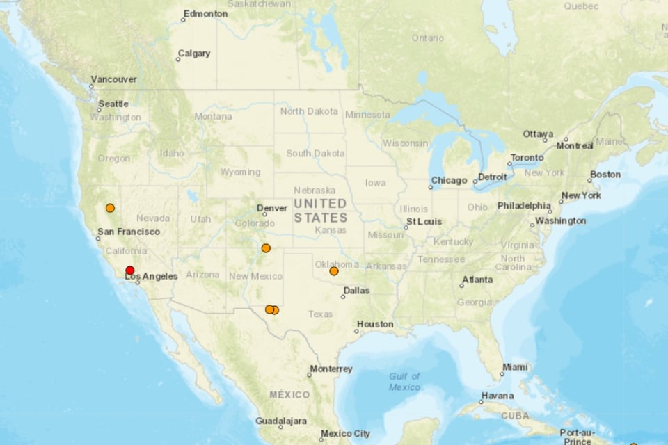 Nuevo México, Oklahoma, Colorado, temblores, MundoNOW