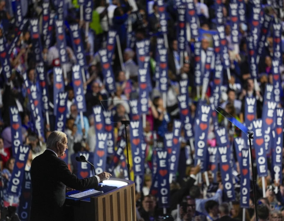 Biden cries Democratic Convention, Joe Biden, Ashley Biden, Democratic National Convention, MundoNOW
