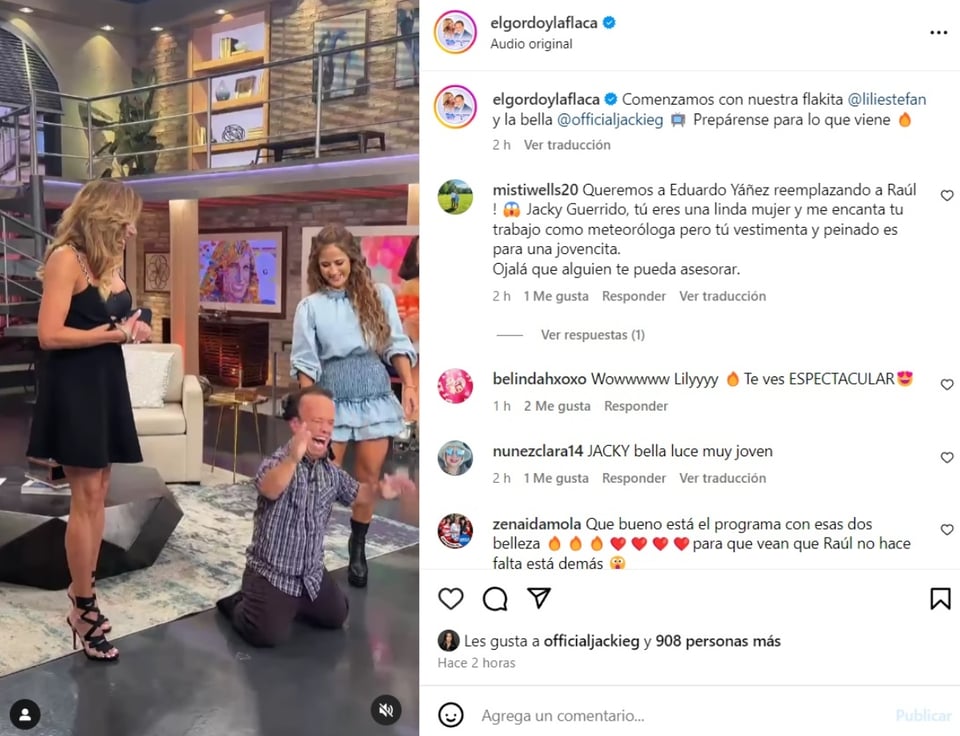Jackie Guerrido Raúl de Molina, redes sociales, Instagram, video, MundoNOW