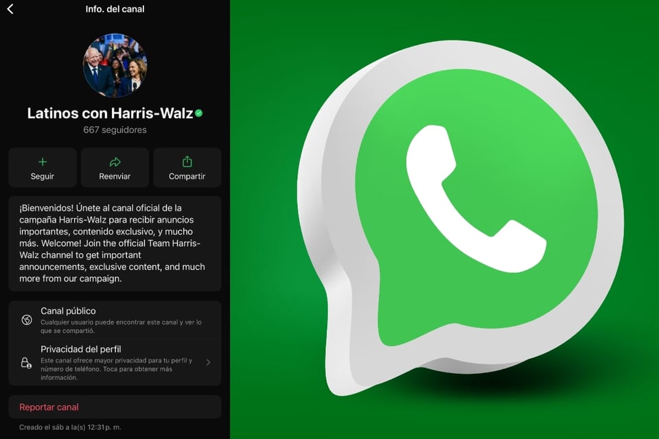 Whatsapp, Harris, kamala Harris, viral, channel