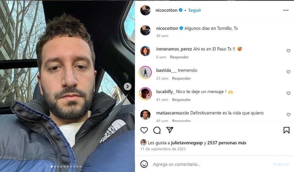 Cazzu novio, Nico Cotton, productor musical, Argentina, MundoNOW