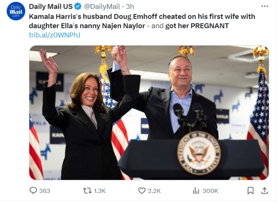Kamala Harris Doug Emhoff, Kerstin Emhoff, Ella, Najen Naylor, MundoNOW