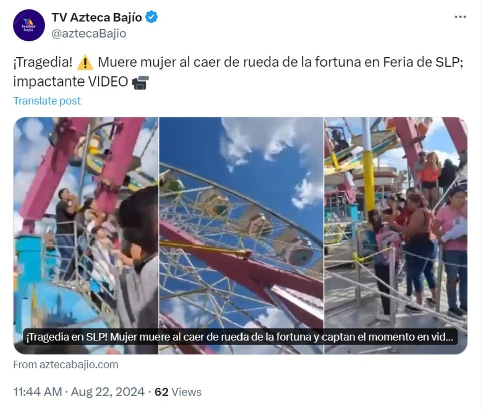 Rueda de la fortuna, México, video, redes sociales, MundoNOW
