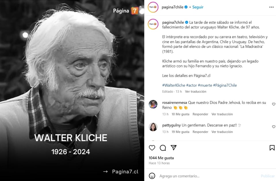 Walter Kliche, Walter Carlos Kliche Antonini, Chile, Argentina, MundoNOW