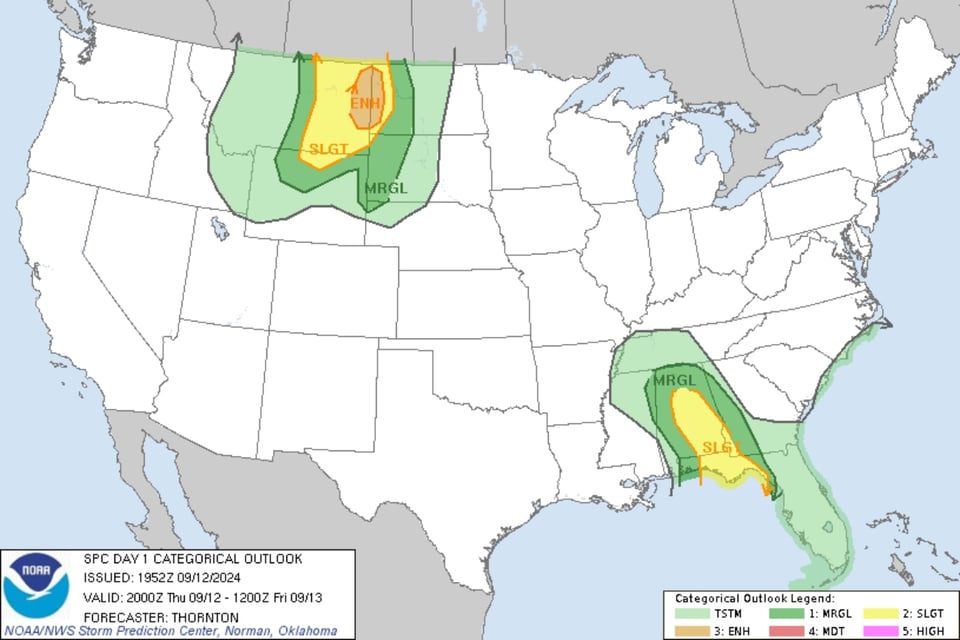 Florida, tormentas severas, granizo, MundoNOW, pronóstico