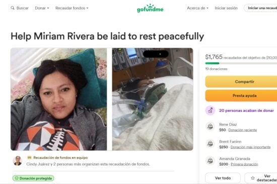Miriam Rivera lost her life and the community comes together to say goodbye to her