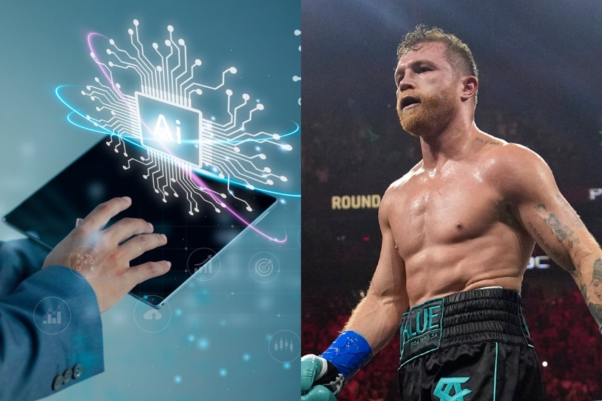 Canelo Álvarez, Édgar Berlanga, predicción IA, boxeo, MundoNOW, Sporting News, pelea