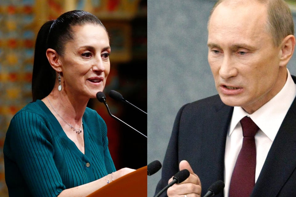 Putin Declina Asistir a la Investidura de Claudia Sheinbaum en México