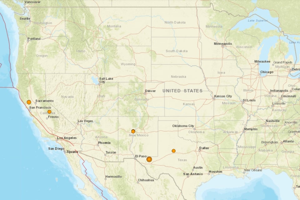 USGS reporta dos sismos en California y Nuevo México featured image