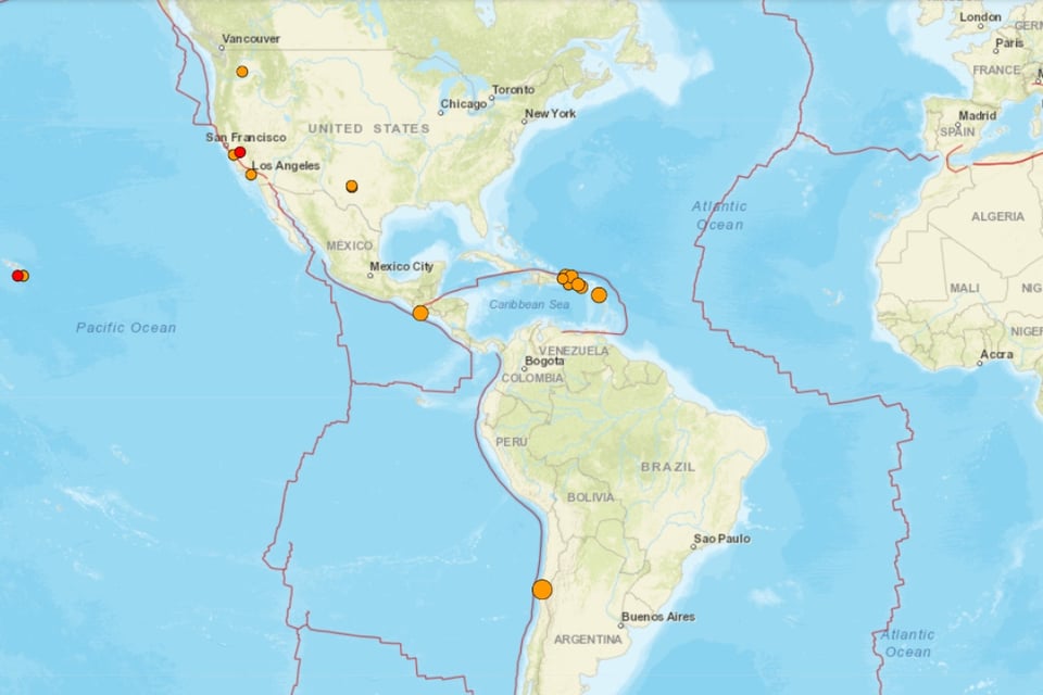 sismo, USGS, La Serena, Coquimbo, Chile, MundoNOW,