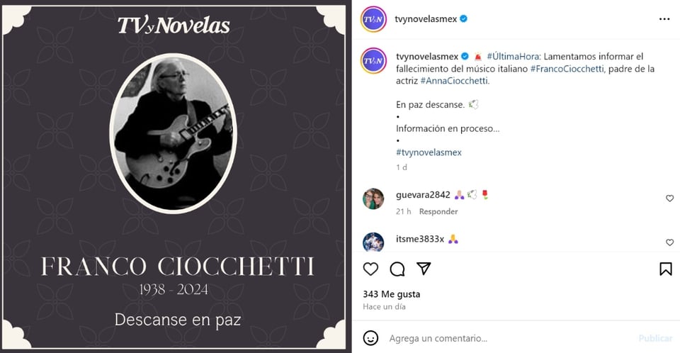 Anna Ciocchetti papá, historias, Instagram, redes sociales, MundoNOW