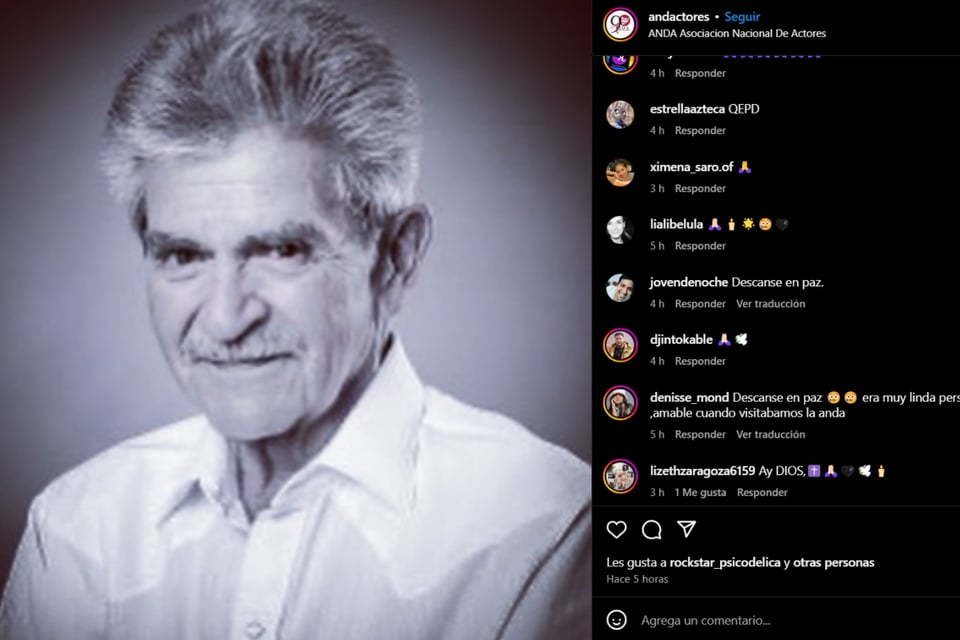 Gustavo del Castillo, death, actor, ANDI, MundoNOW