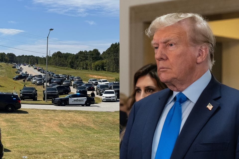 Donald Trump rompe el silencio ante el tiroteo en Apalachee High School