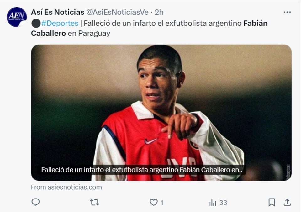 Fabián Caballero, muerte, infarto, Tyson, MundoNOW