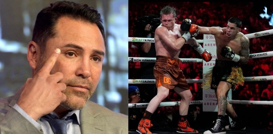 Óscar de la Hoya critica a las personas que fueron a ver la pelea del Canelo Álvarez