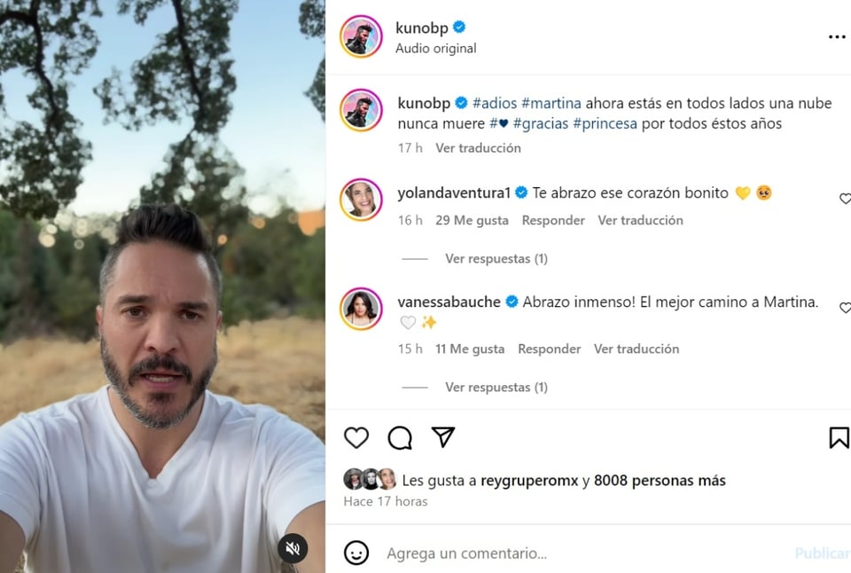 Kuno Becker luto, Instagram, redes sociales, video, MundoNOW