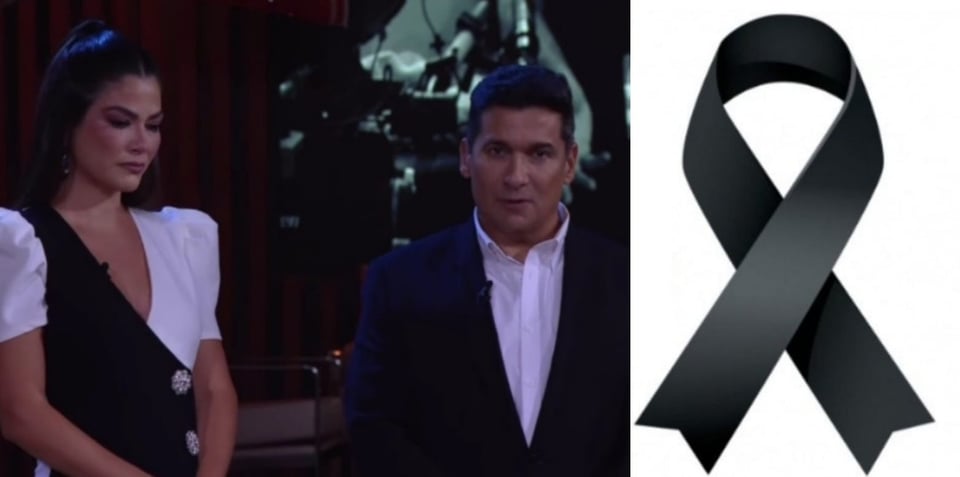Ana Patricia Gámez y Rafael Araneda, conductores de Enamorándonos, se visten de luto