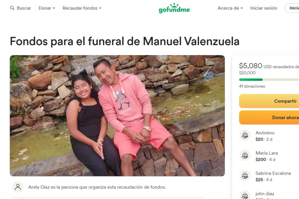 Manuel Valenzuela perdió la vida en un fatal accidente