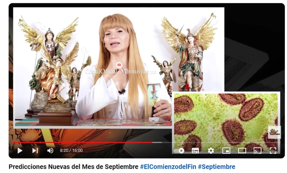 Mhoni Vidente monkeypox, YouTube, disease, contagions, MundoNOW