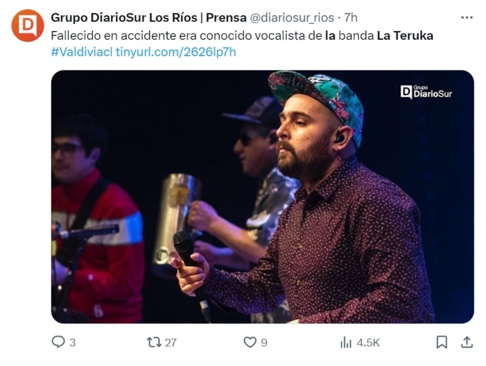 Miguel Navarro, vocalista, Chile, banda musical, MundoNOW