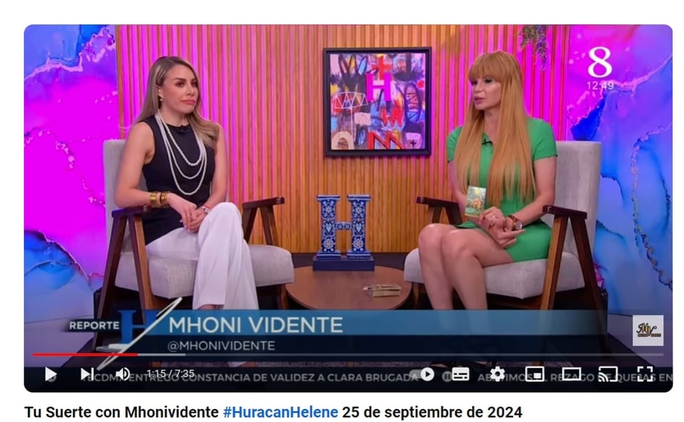 Mhoni Vidente huracán Helene, Caribe, Estados Unidos, Florida, MundoNOW