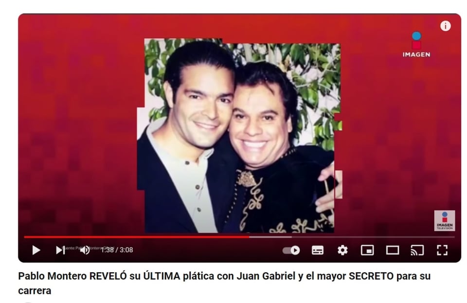 Pablo Montero Juan Gabriel, entrevista, El minuto que cambió mi destino, Gustavo Adolfo Infante, MundoNOW