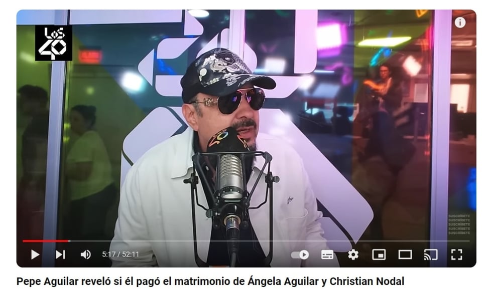 Pepe Aguilar boda Ángela, entrevista, Los 40 Colombia, charla, MundoNOW