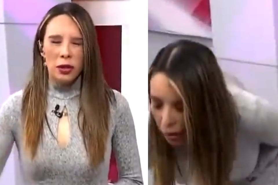 Selene Flores colapsa en transmisión en vivo de Milenio