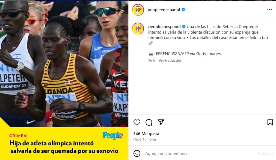 Rebecca Cheptegei hija, papá, Joseph Cheptegei, justicia, MundoNOW