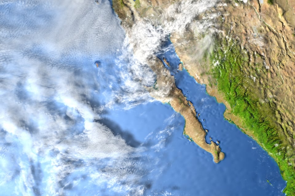 Tormenta Tropical Ileana Avanza sobre el Golfo de California