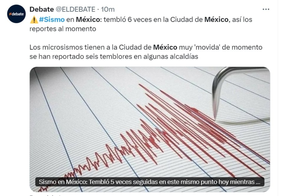 Sismos México jueves, Sistema Sismológico Nacional, SSN, baja intensidad, MundoNOW
