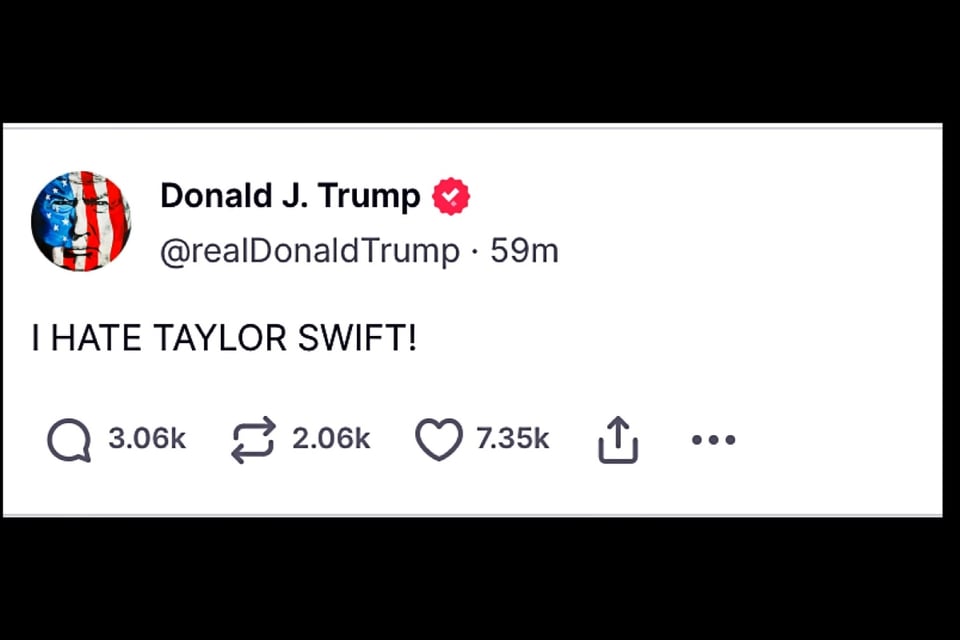 Donald Trump, Taylor Swift, mensaje, Truth Social, MundoNOW