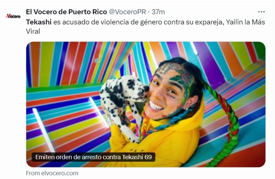 rapero Tekashi 6ix9ine, rebeldía, Daniel Hernández, República Dominicana, MundoNOW