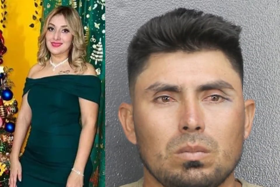 Edwin Amaya atropelló a la madre de su hijo en Pompano Beach