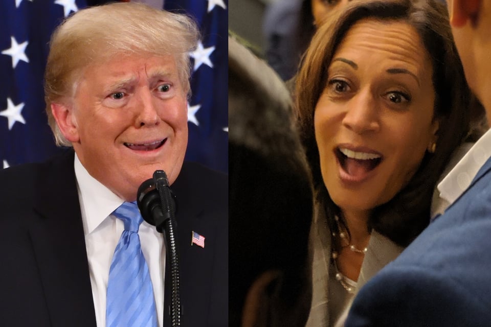 Harris supera a Trump en intención de voto latino