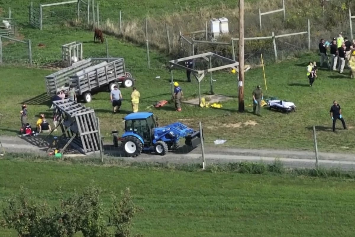 Accidente, huerto de manzanas, Wisconsin, MundoNOW