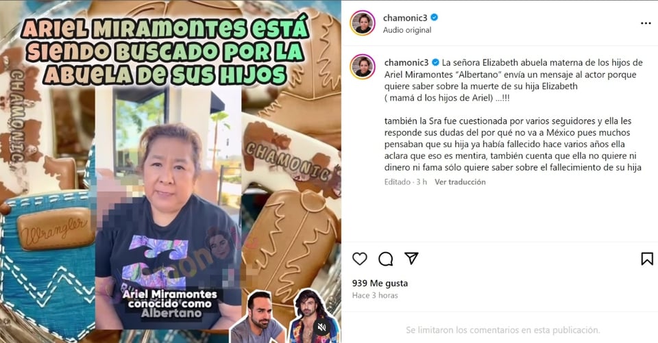 Ariel Miramontes Albertano, Elizabeth, video, social networks, MundoNOW