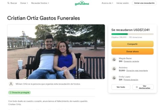 Miriam Ortiz llora la pérdida de su hijo asesinado
