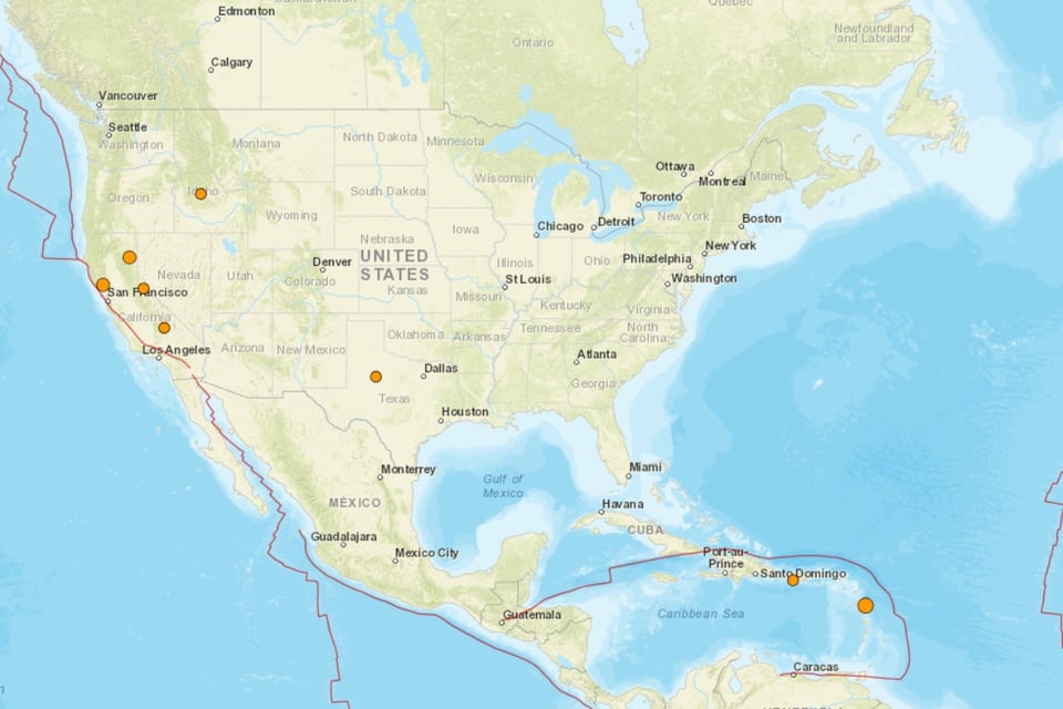 sismo, temblores en EEUU, actividad sísmica, California, MundoNOW, Texas, USGS, Idaho, temblores