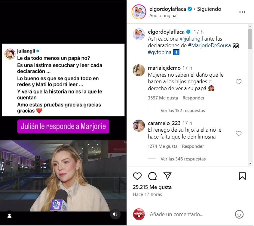 Marjorie, Sousa, Julián, mateo, padre