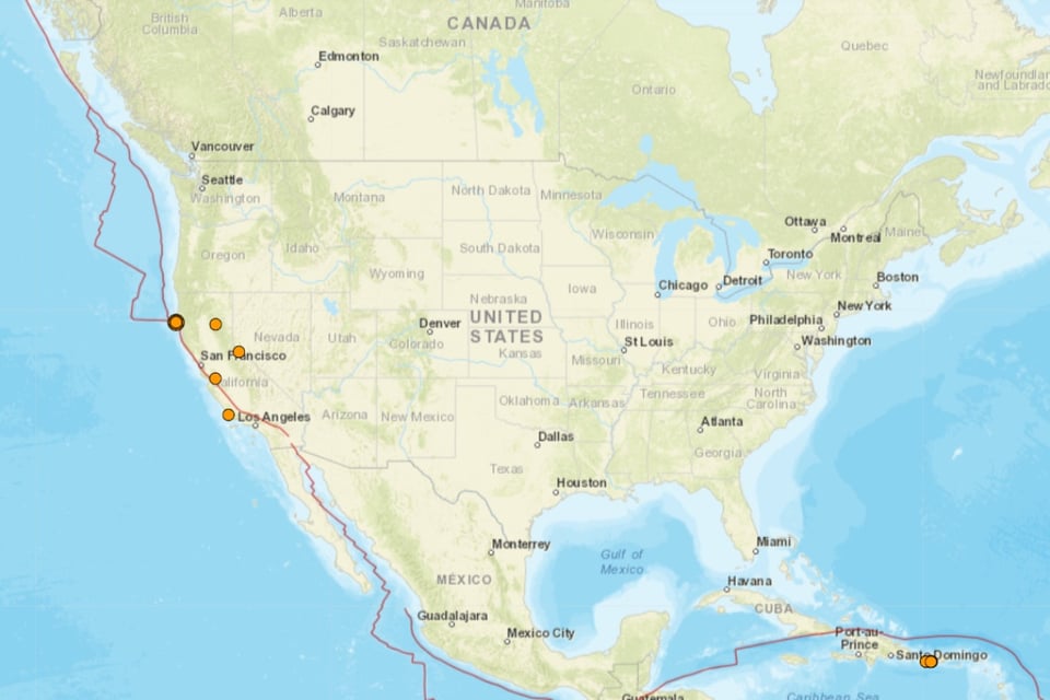 terremotos, alerta de tsunami, MundoNOW, Servicio Geológico, California, Eureka, fallas tectónicas.